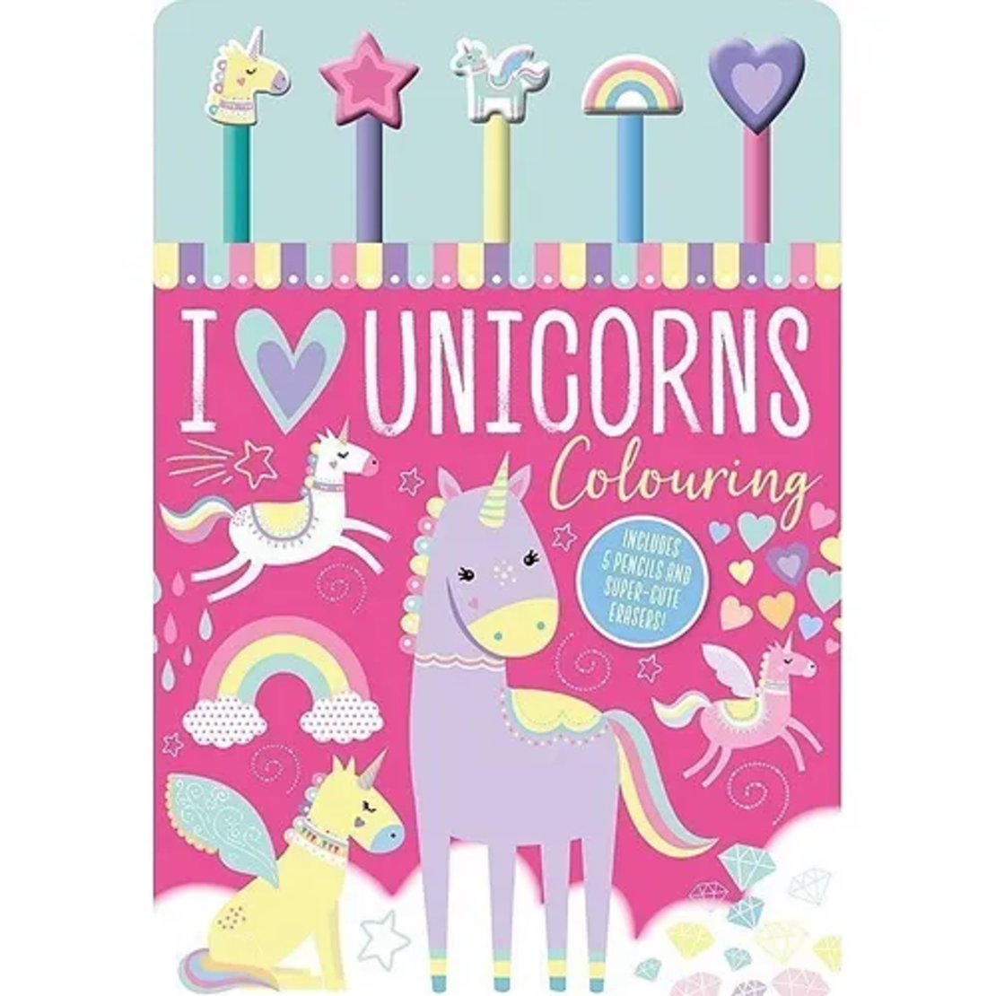 סט הצביעה המושלם! עפרונות, מחקים וחוברת צביעה