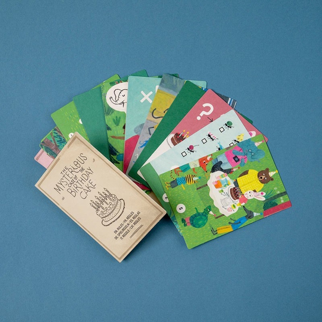 פאזל בלשי- תעלומת עוגת היומהולדת! 100 חלקים