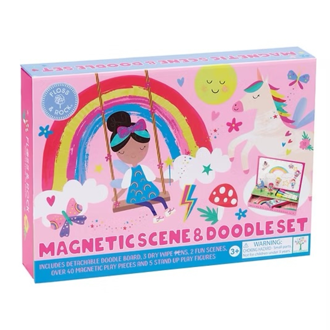 מארז משחק מגנטי וציור פיות קשת בענן שווה במיוחד!