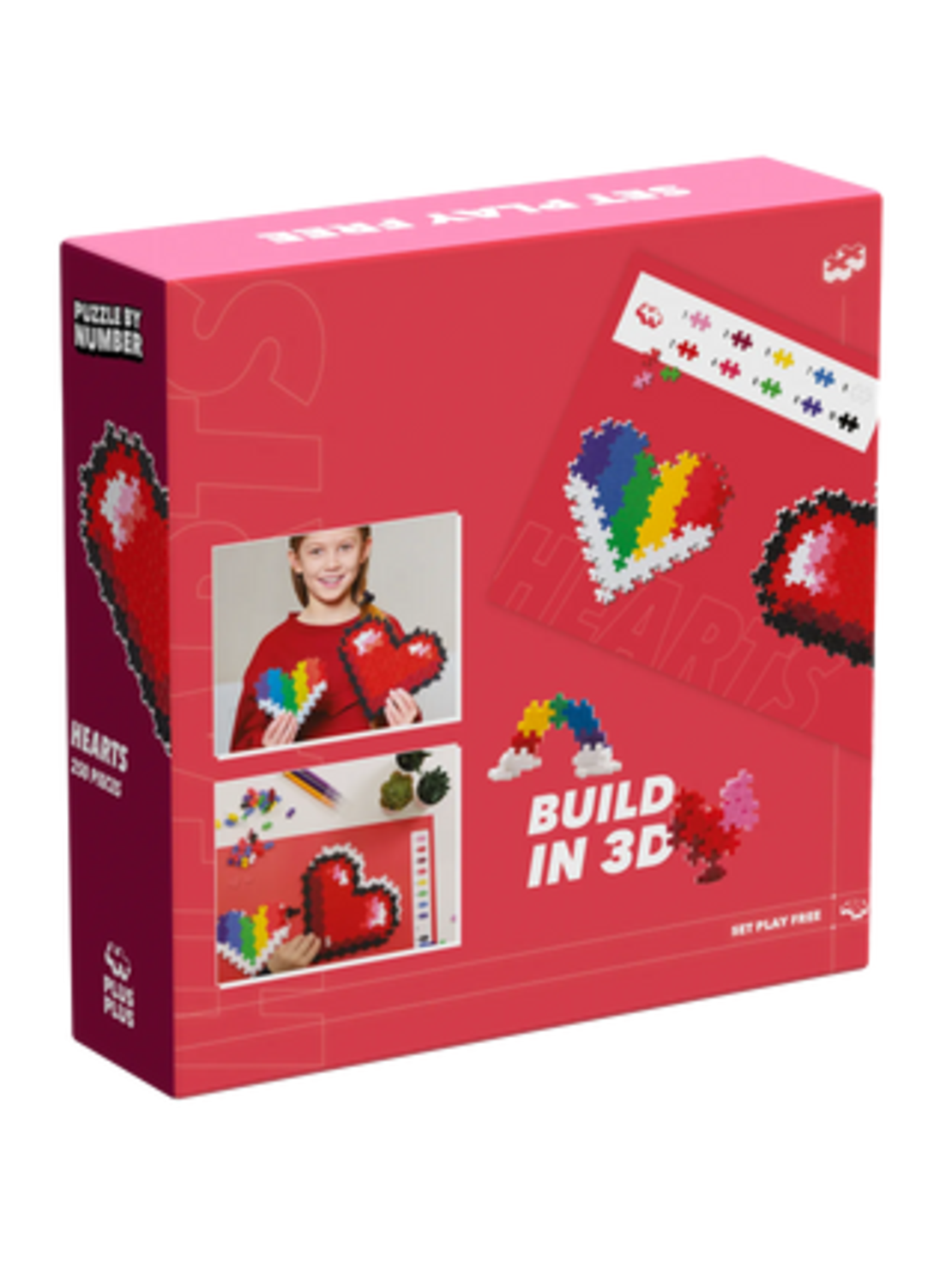 פלוס פלוס- פאזל בונים לבבות 250 חלקים