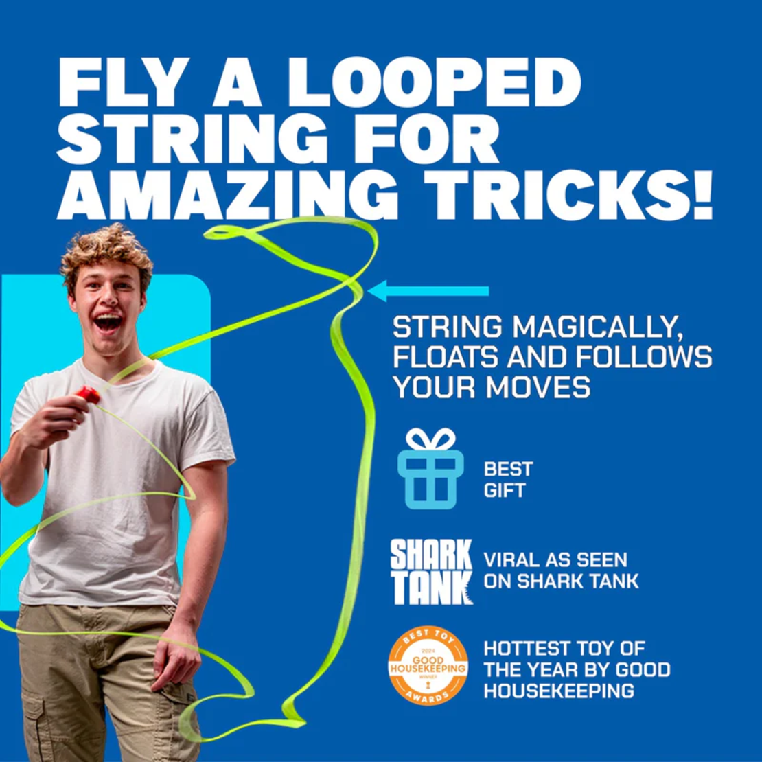 חוט הקסם שעף באוויר- Zip String!
