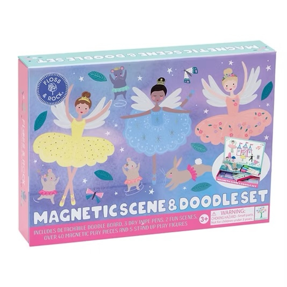 מארז משחק מגנטי וציור בלט קסום!