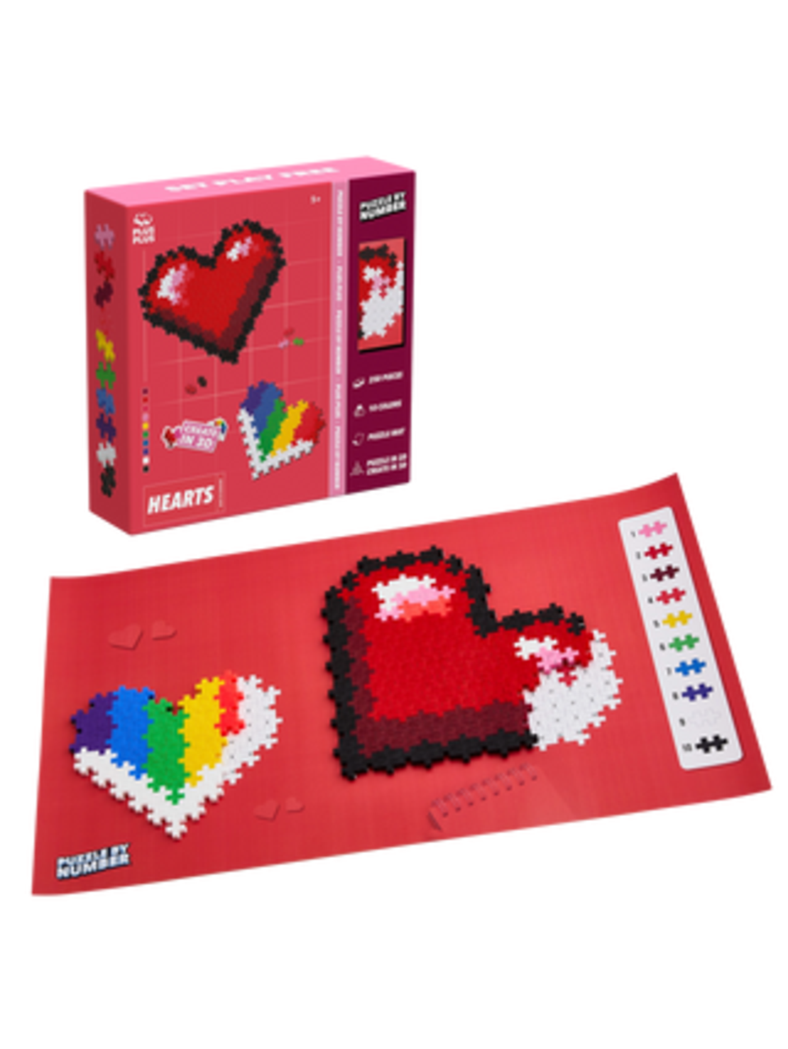 פלוס פלוס- פאזל בונים לבבות 250 חלקים