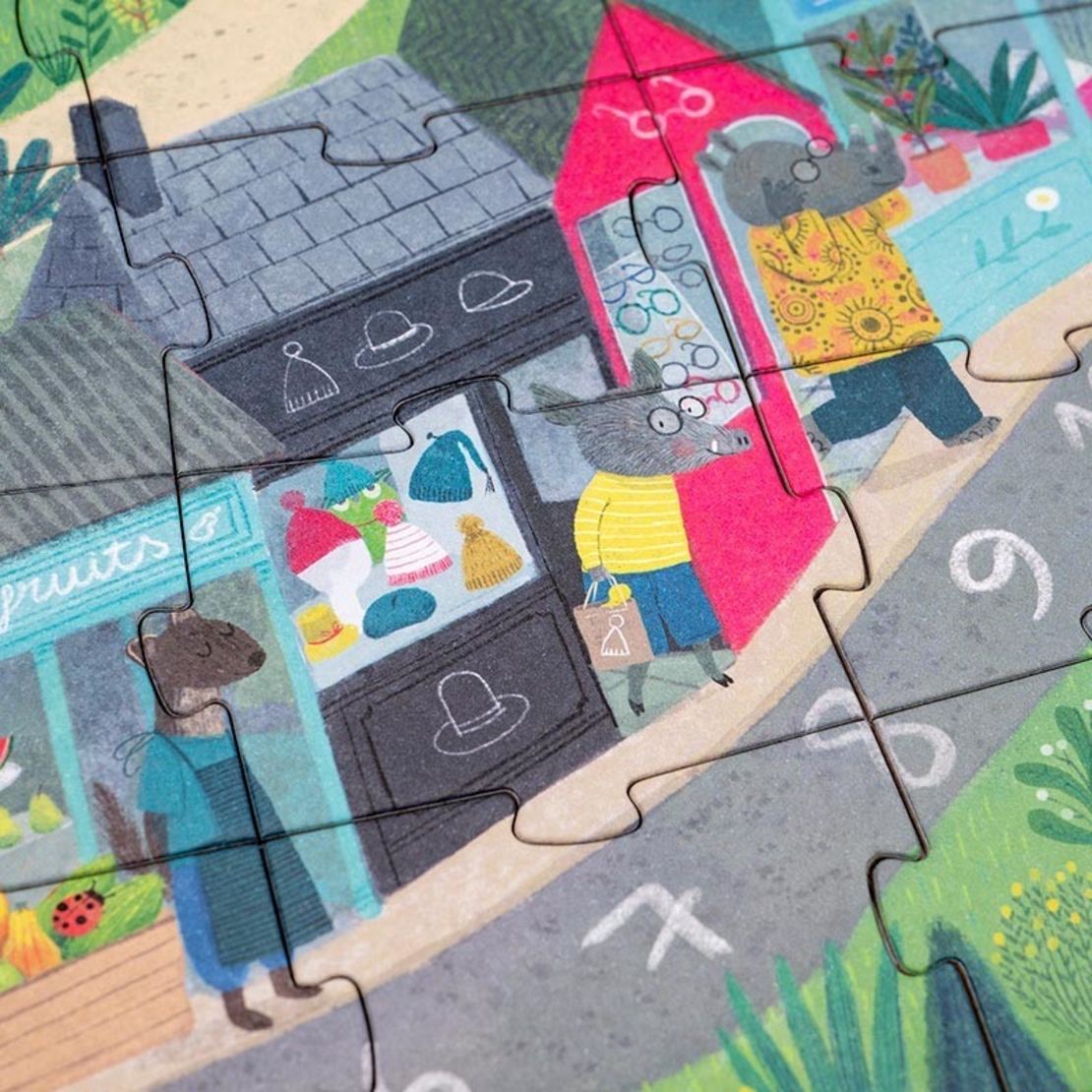 פאזל בלשי- תעלומת עוגת היומהולדת! 100 חלקים