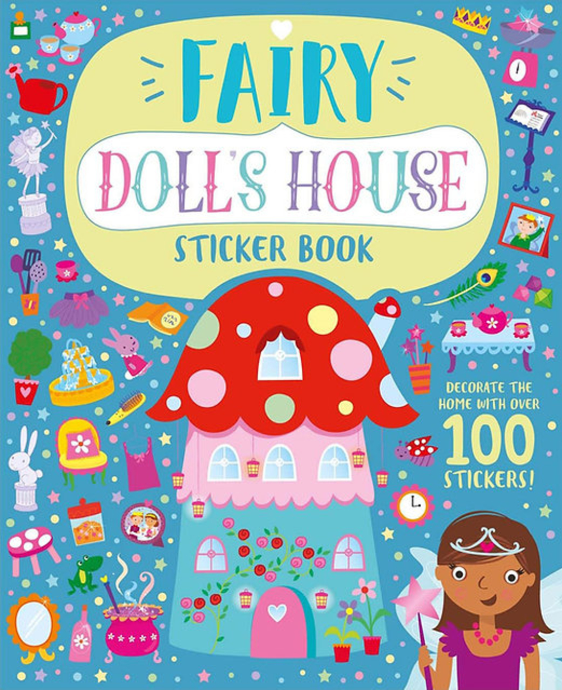 חוברת מדבקות בית בובות - פיות!