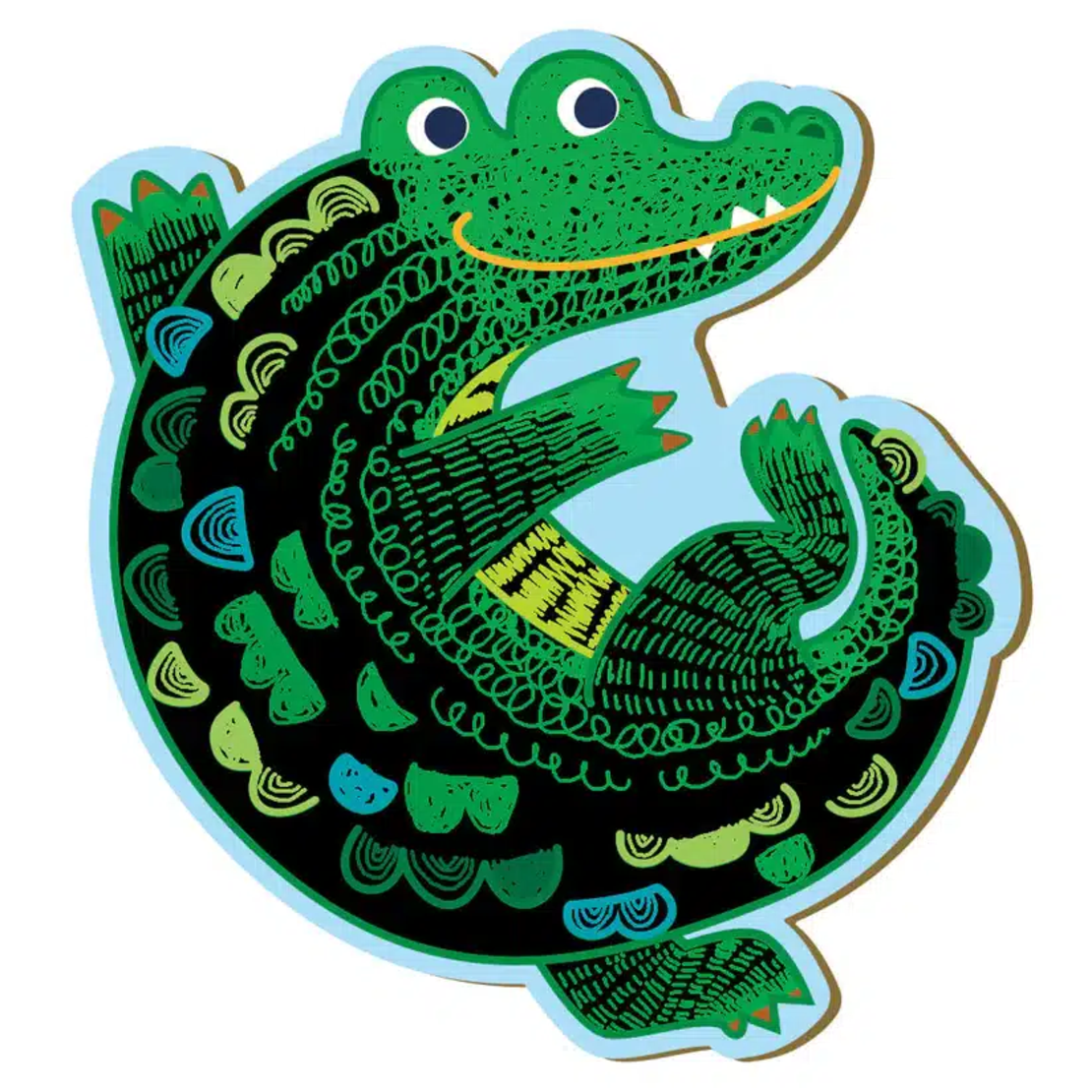 משחק חיות מגנטי לגירוד במארז מהודר