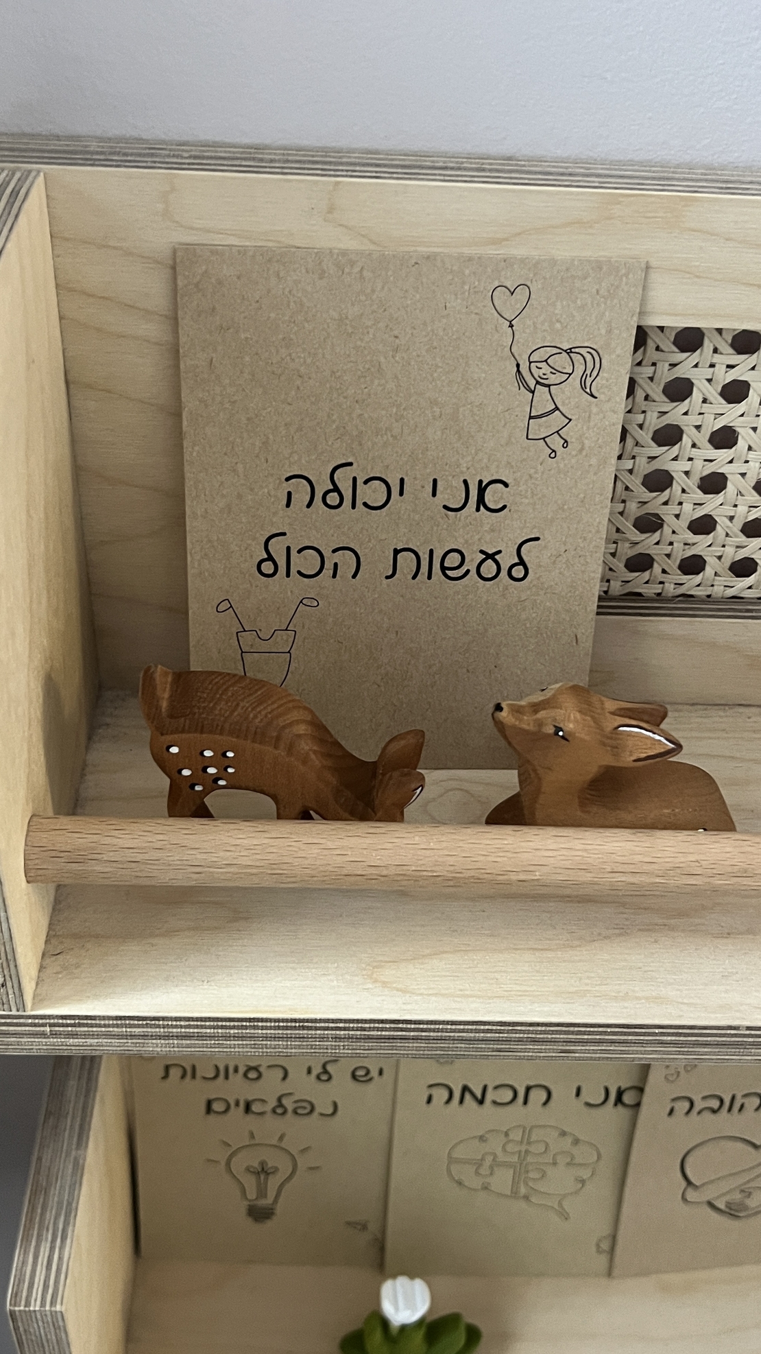 כרטיסיות חיזוק ומעמד מעץ