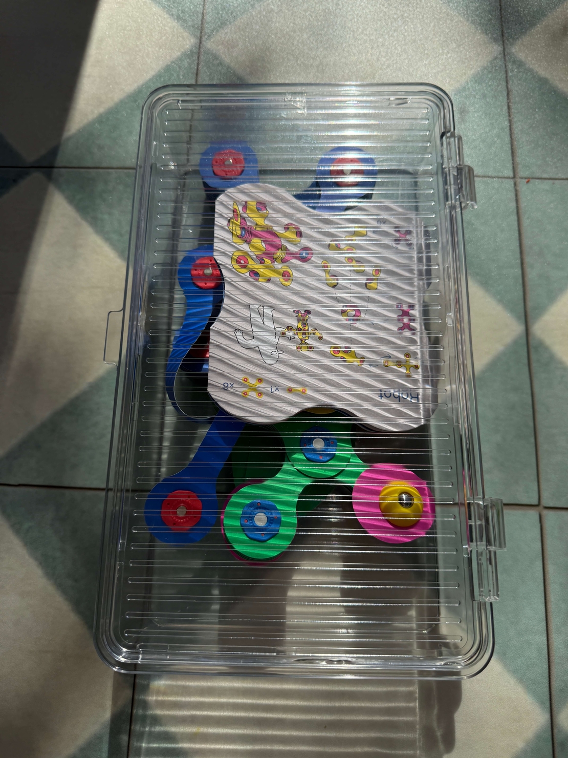 קופסאת אחסון עם מכסה