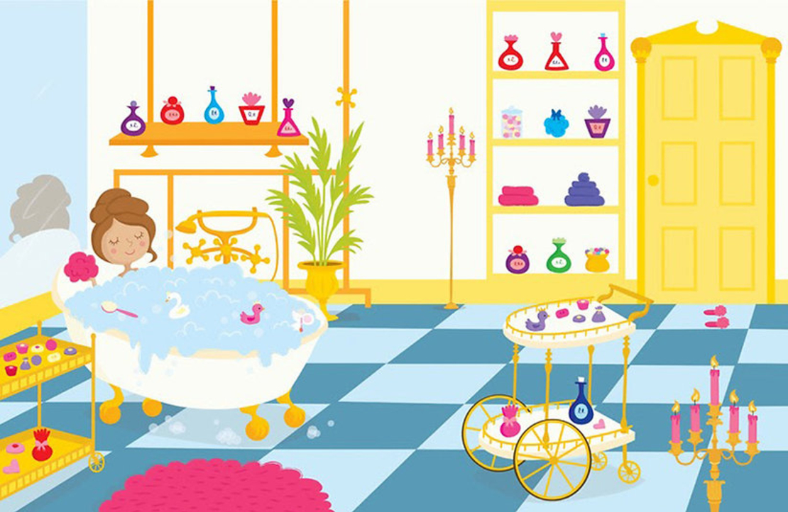 555 מדבקות ארמון נסיכות