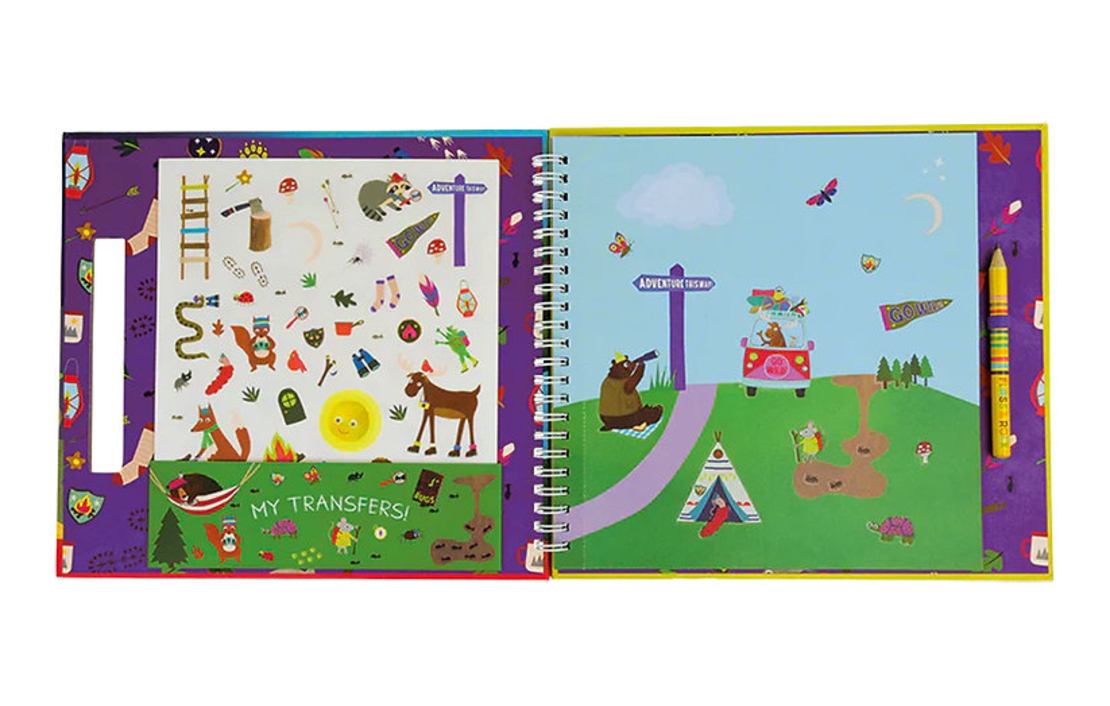 ערכת מדבקות קסם להעברה- הרפתקאה