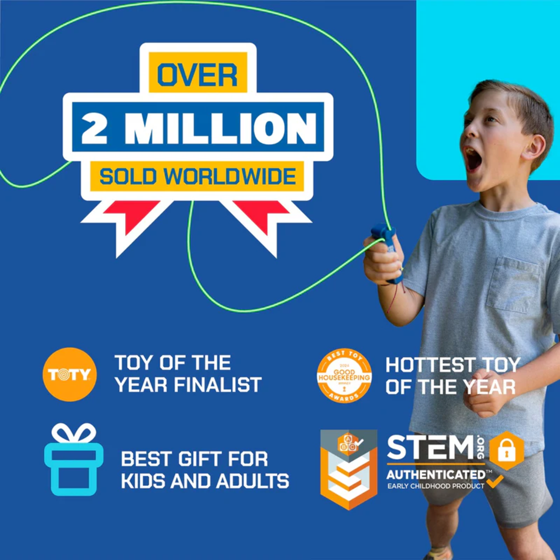 חוט הקסם שעף באוויר- Zip String!