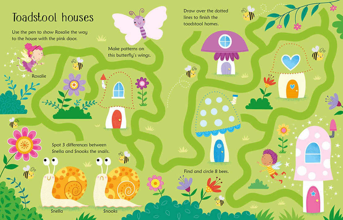 חוברת מחיקה פעילויות פיות