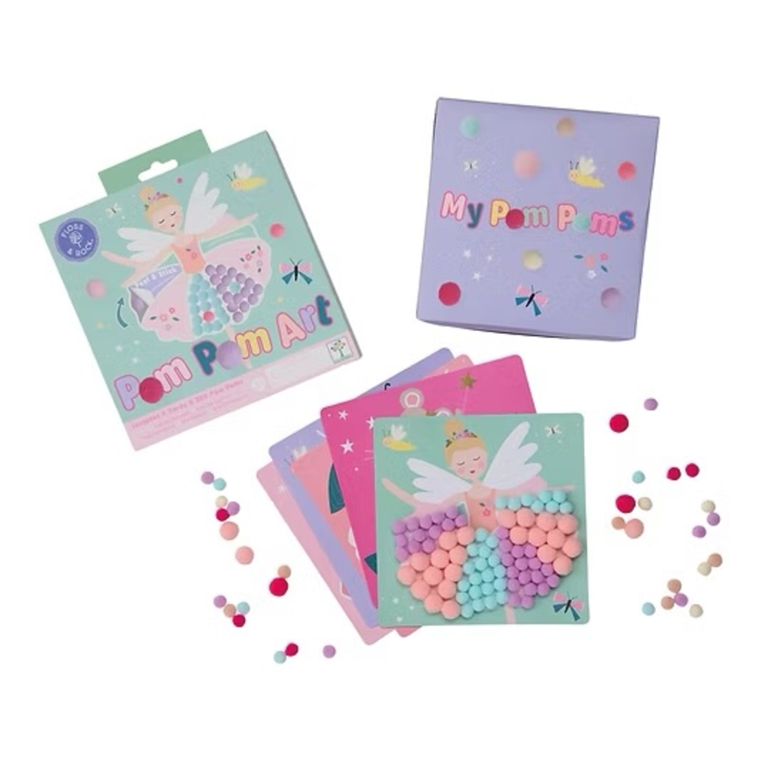 ערכת יצירה בפונפונים בלט קסום