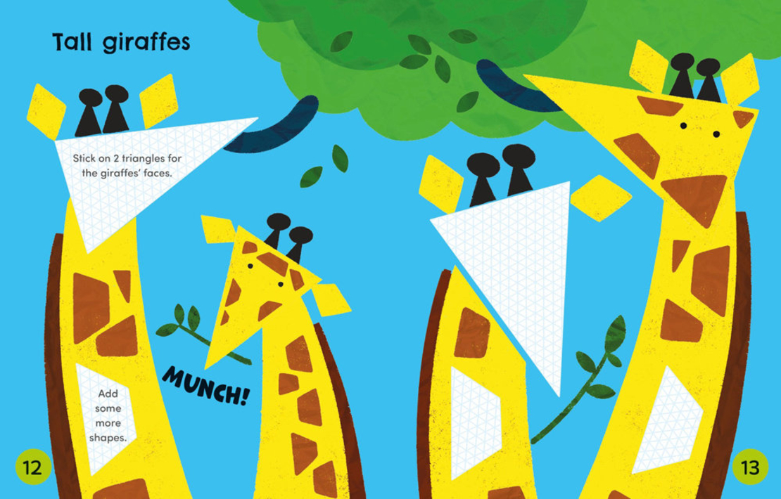 חוברת מיומנות גזירה-גוזרים ומדביקים חיות