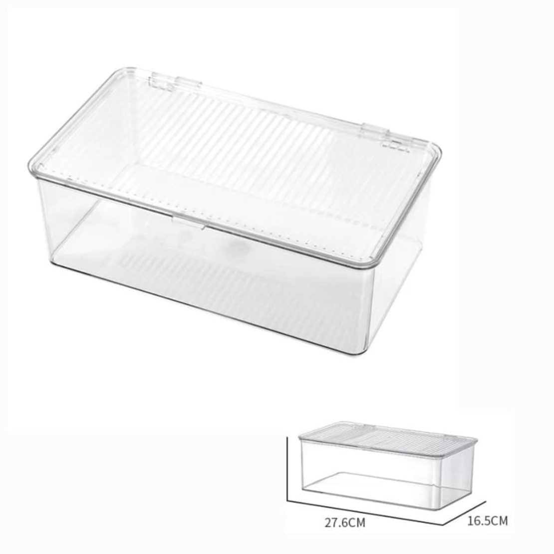 קופסאת אחסון עם מכסה - גבוהה יותר