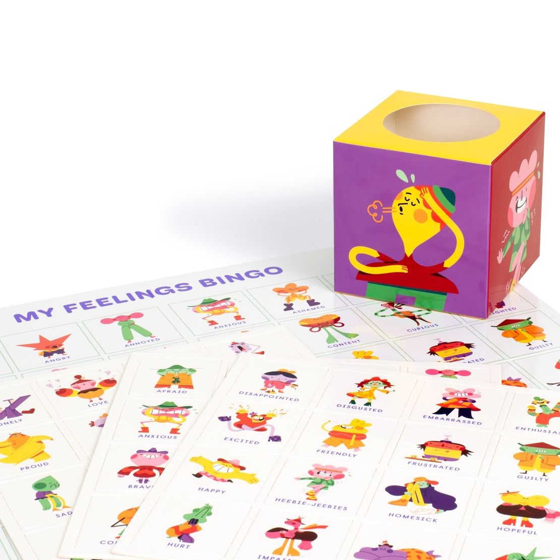 בינגו רגשות- תכירו 48 רגשות שונים מכל הסוגים!