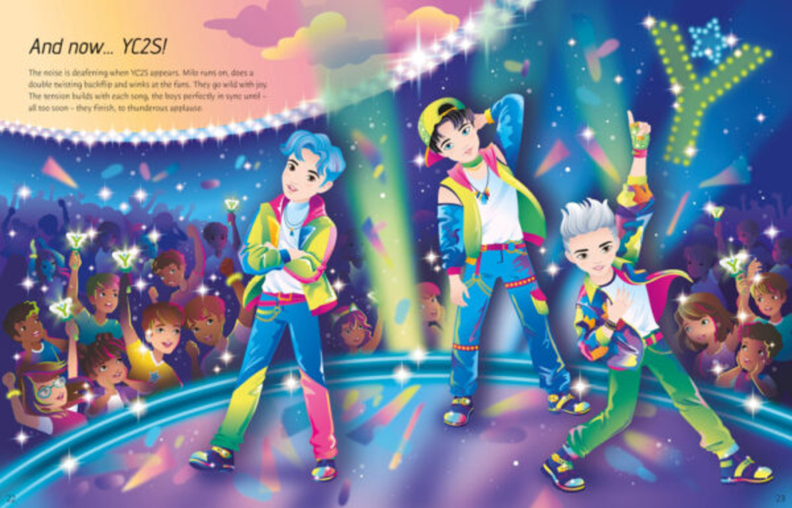 חוברת הלבשה מדבקות 5+ קיי פופ K-POP