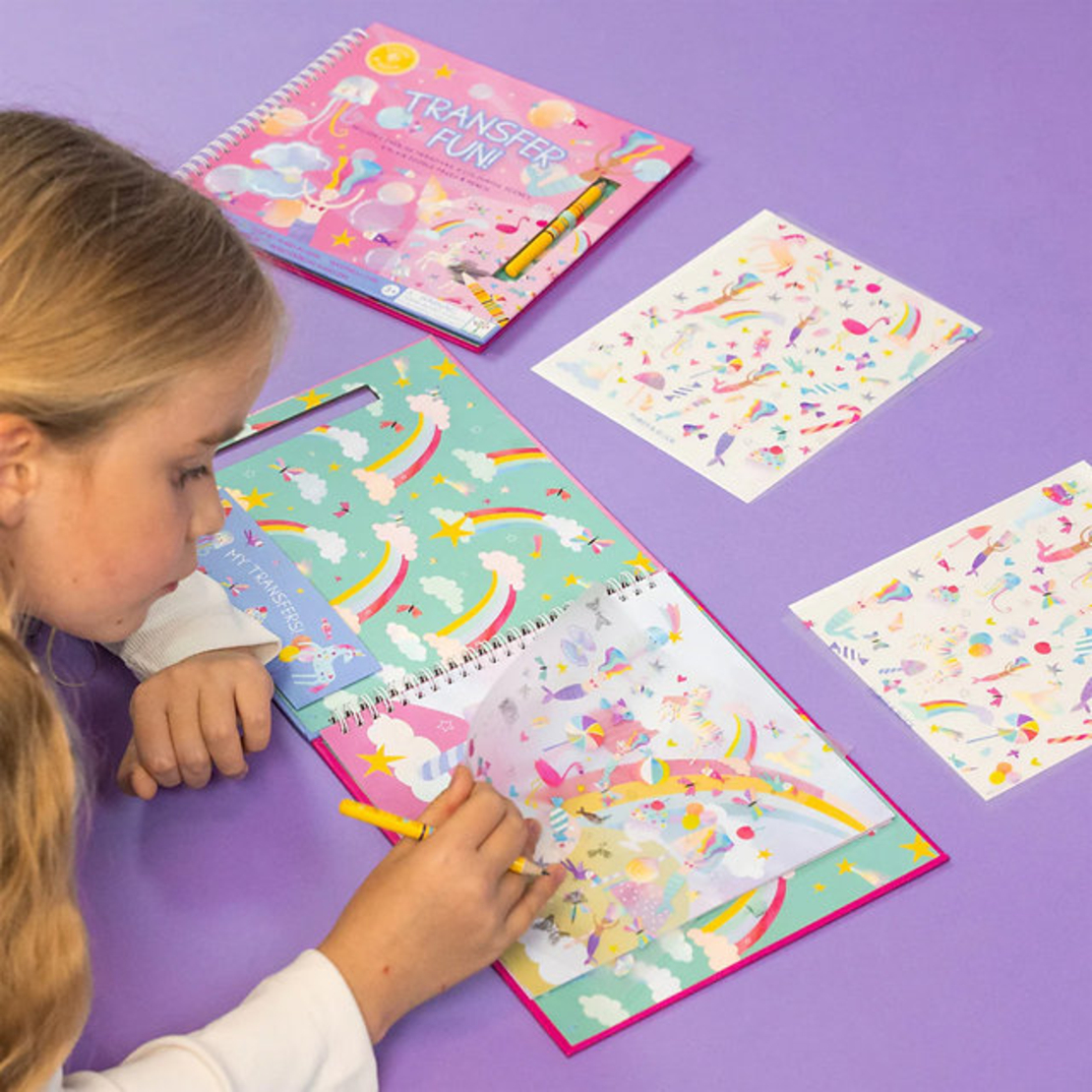 ערכת מדבקות קסם להעברה- פנטזיה