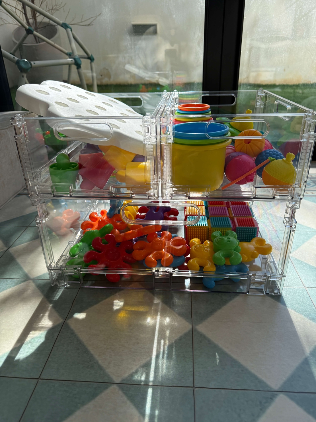 ארגז אחסון (M) אקרילי גדול ומעולה למשחקים