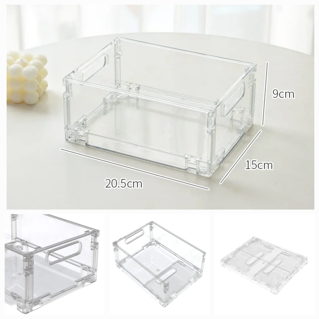 ארגז אחסון (S) אקרילי גדול ומעולה למשחקים