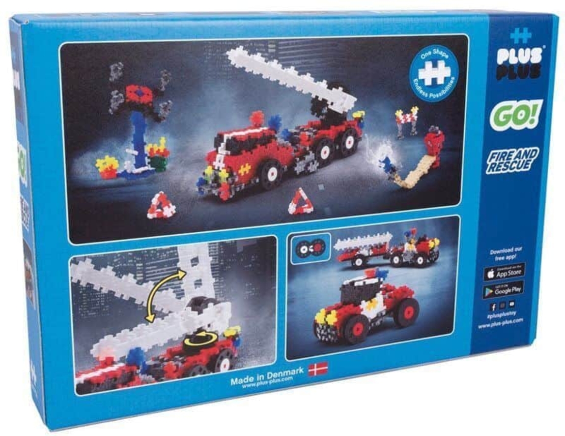 פלוס פלוס- בונים רכבי הצלה (500 חלקים!)