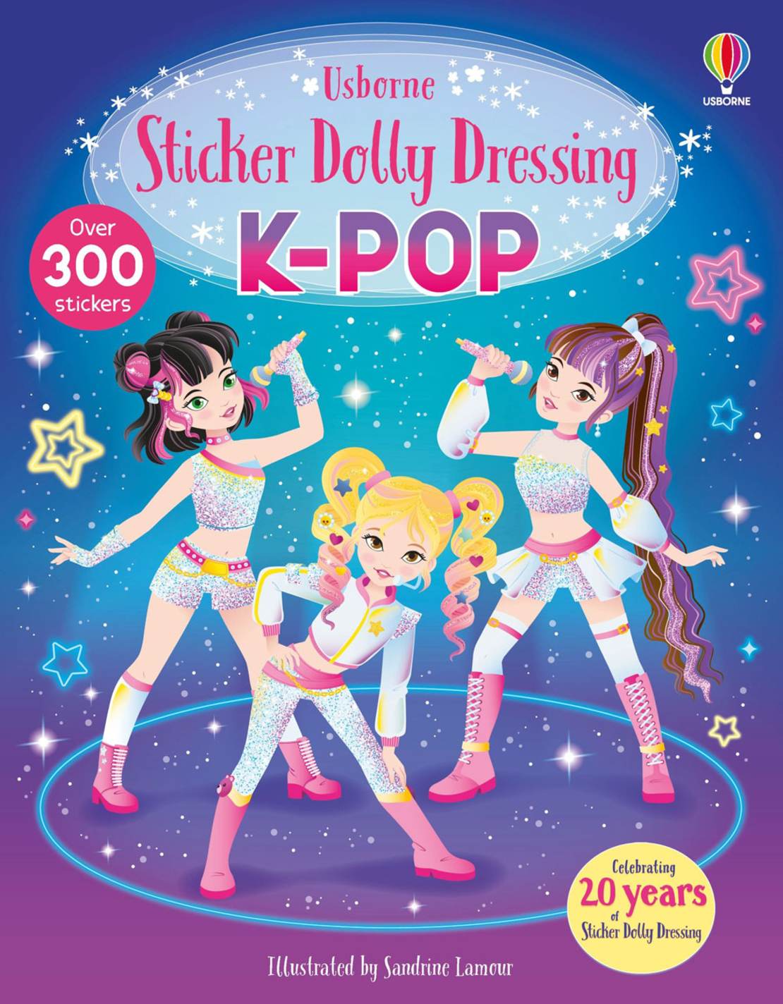 חוברת הלבשה מדבקות 5+ קיי פופ K-POP