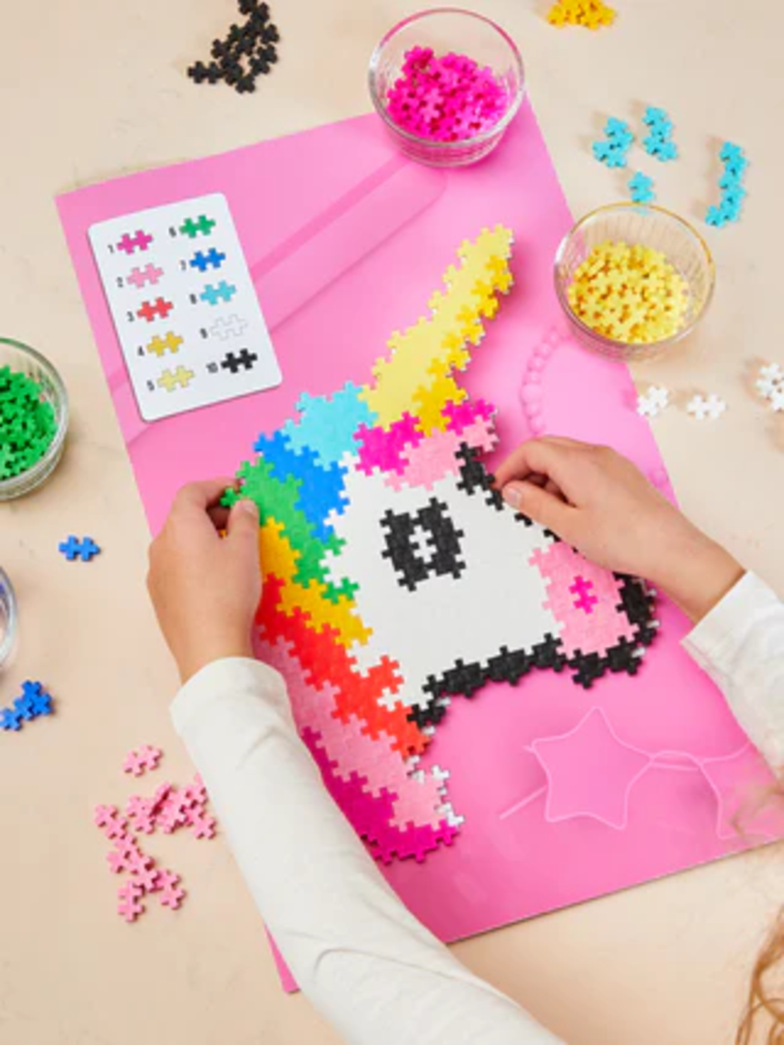 פלוס פלוס- פאזל בונים חד קרן! 250 חלקים