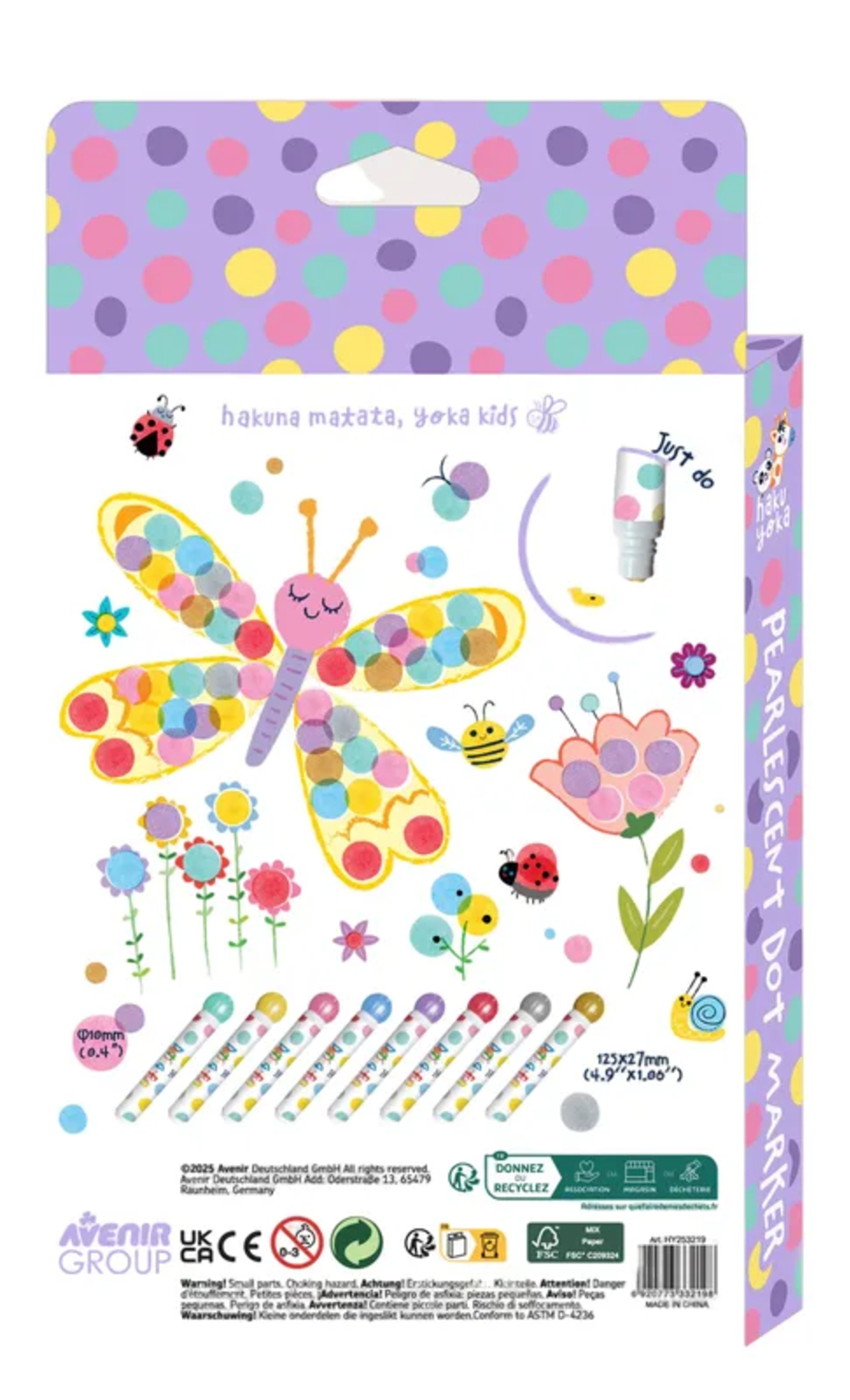 8 צבעי דוט בגווני פנינה