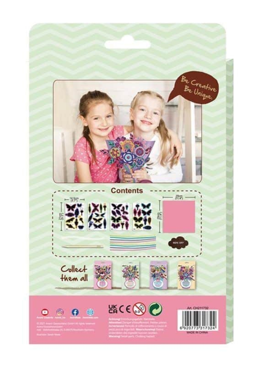 הכנת זרים יפיפיים עם גירוד- פרפרים!