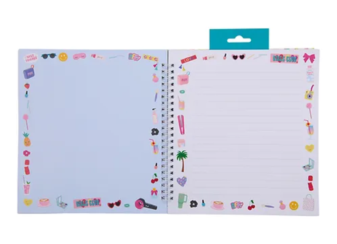 חוברת אופנה-הלבשה, צביעה ומדבקות! יום כייף