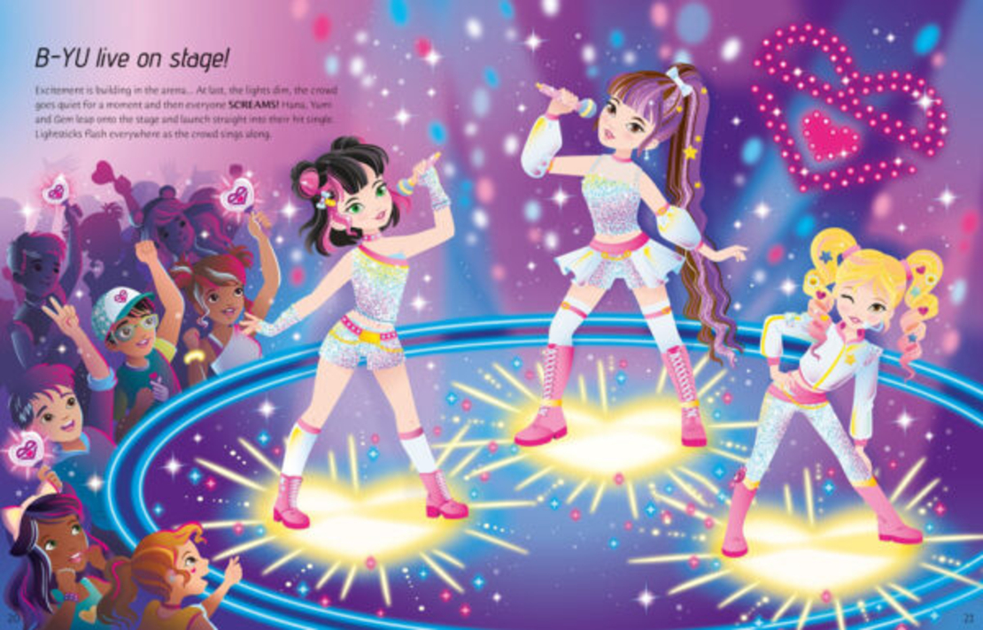 חוברת הלבשה מדבקות 5+ קיי פופ K-POP