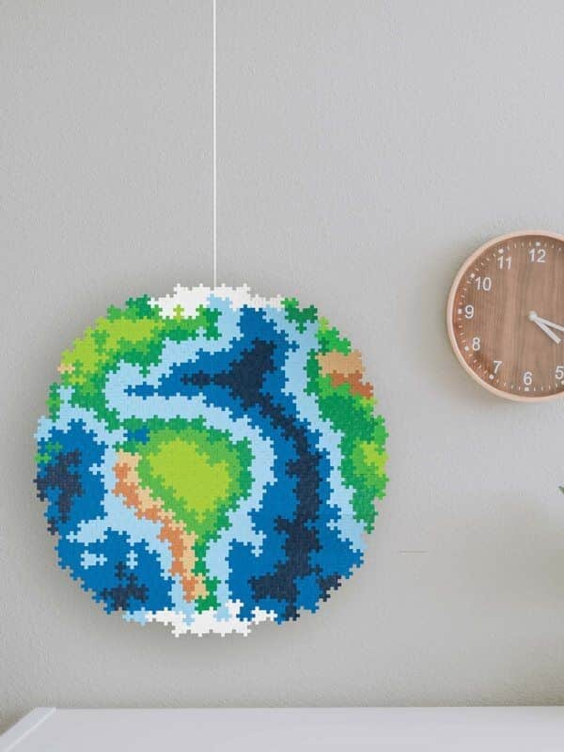 פלוס פלוס- פאזל מספרים גדור הארץ!-800 חלקים