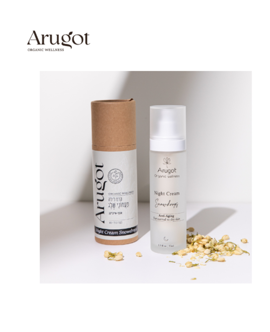 קרם לילה פעמוני שלג ANTIAGING