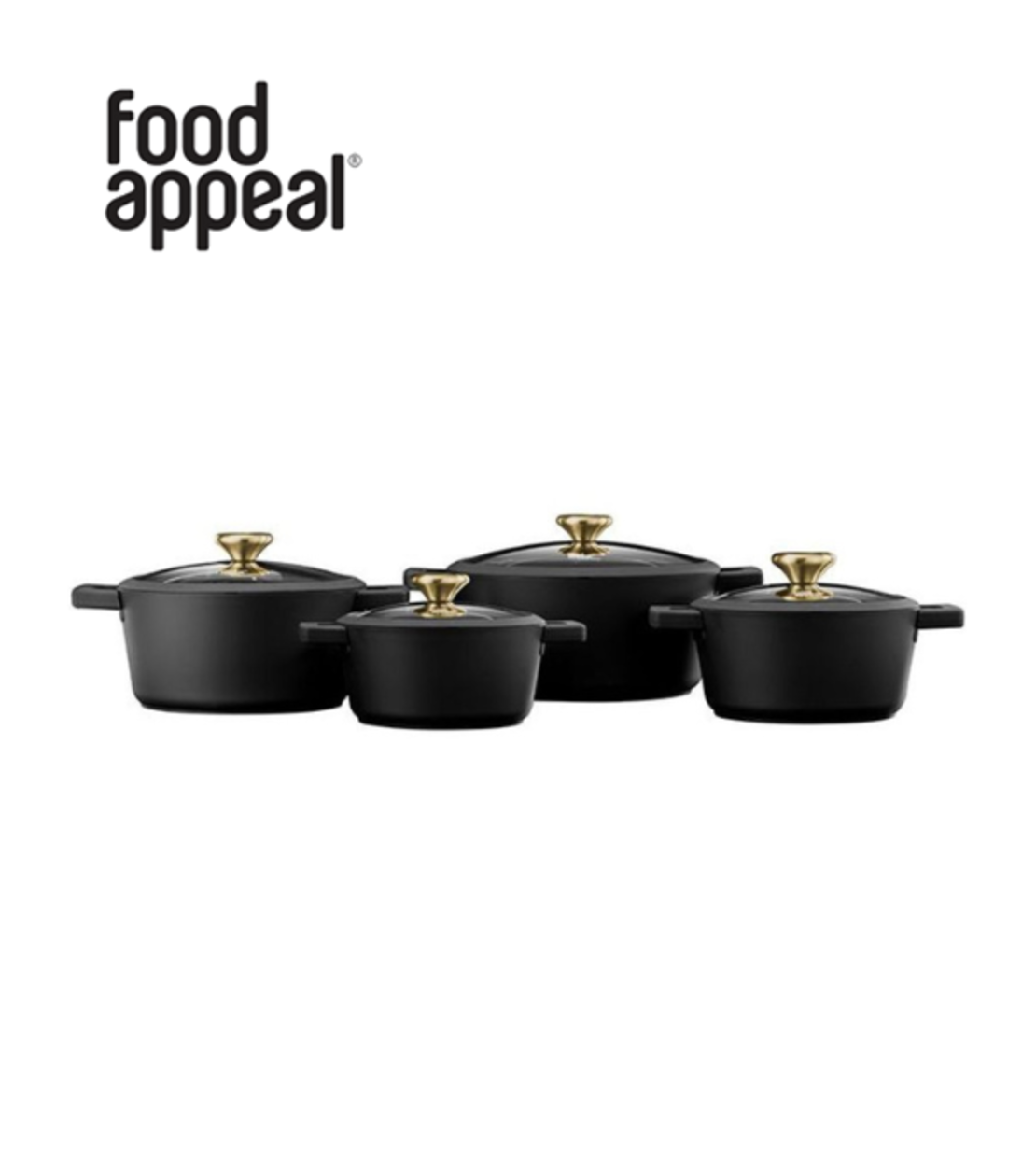 סט סירים 8 חלקים – BLACKBERRY GALAXY טורקיז FOOD APPEAL