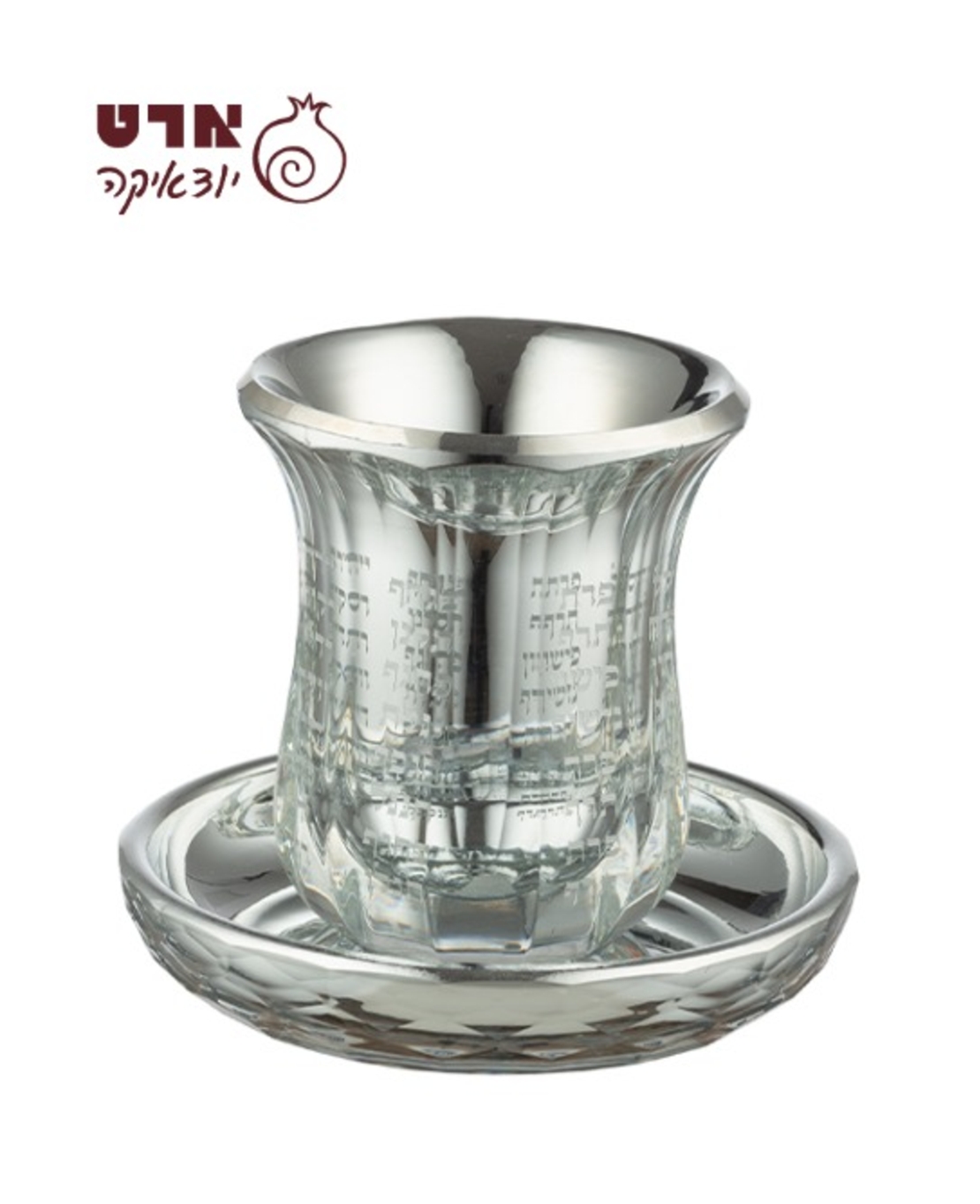 UK46965 גביע קריסטל מהודר ללא רגל 
