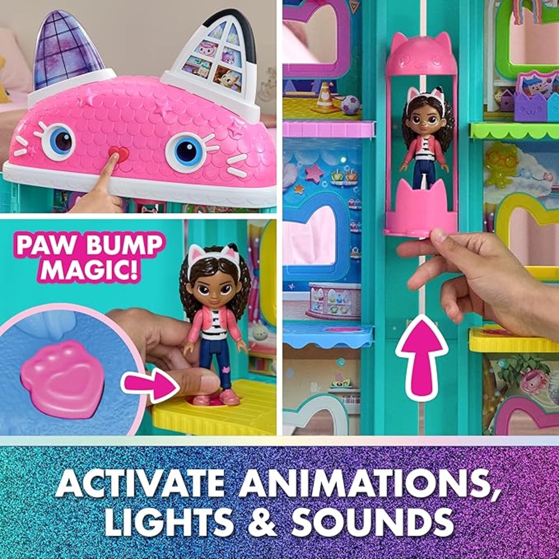 3658H בית הבובות של גבי - בית בובות ענק סרט