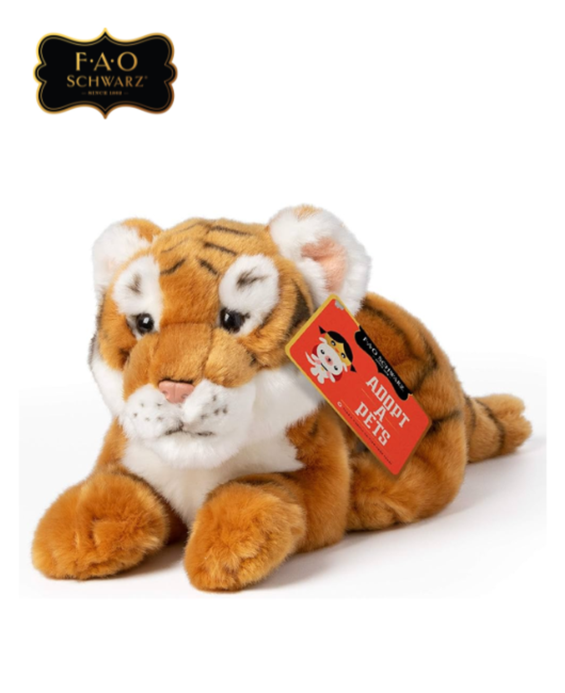 בובה גדולה מפרווה איכותית נמר