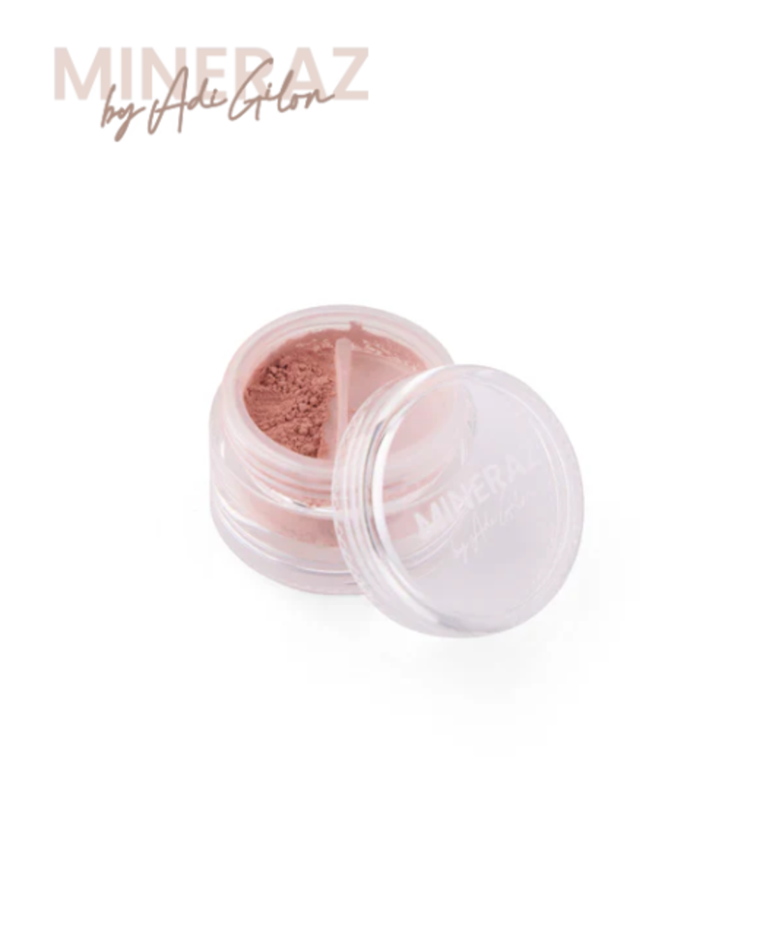 פיגמנט מינרלי #10 סומק, צללית מינרלית,אודם שבת בגוון ורוד בייבי מט
