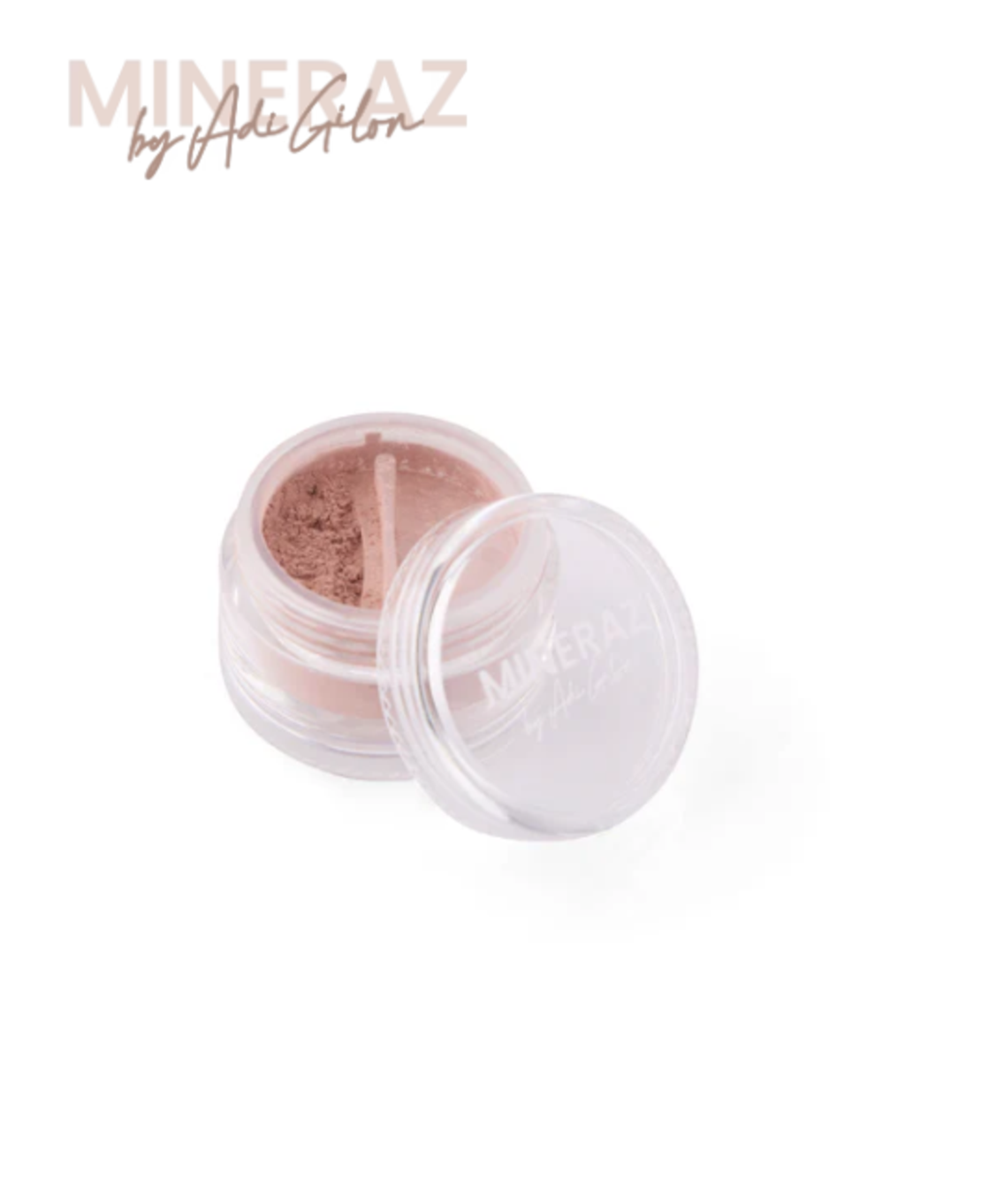 פיגמנט מינרלי #13 סומק, צללית מינרלית, שימר,אודם שבת בגוון אפרסקי עדין