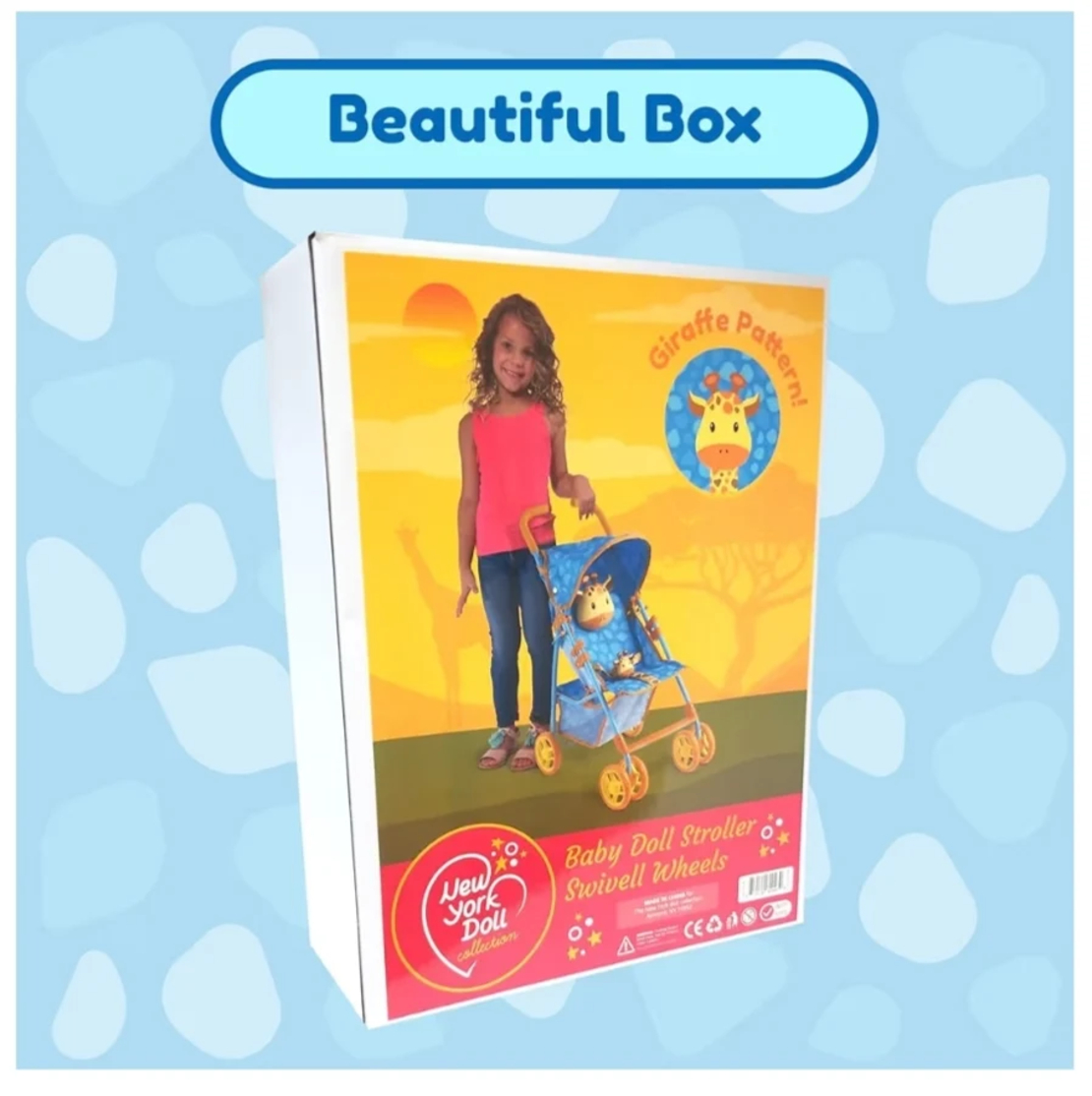 עגלת בובת ניו יורק - דגם ג'ירף