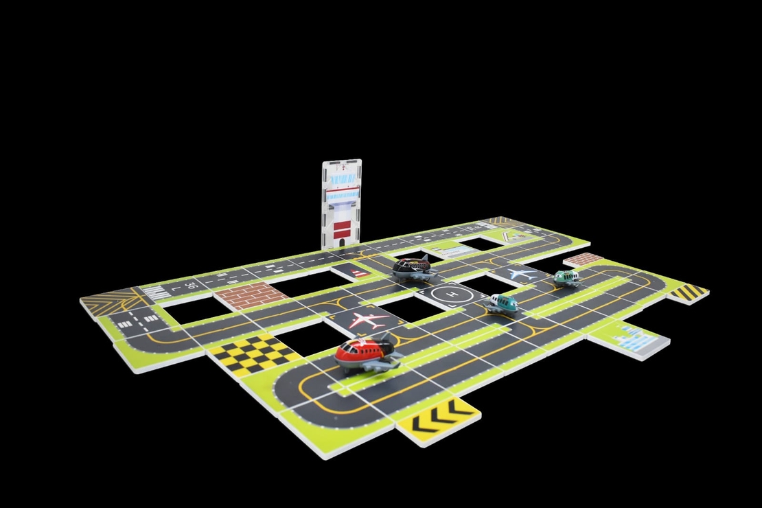 נמל תעופה מגנטי 60 חלקים כולל 4 מטוסים