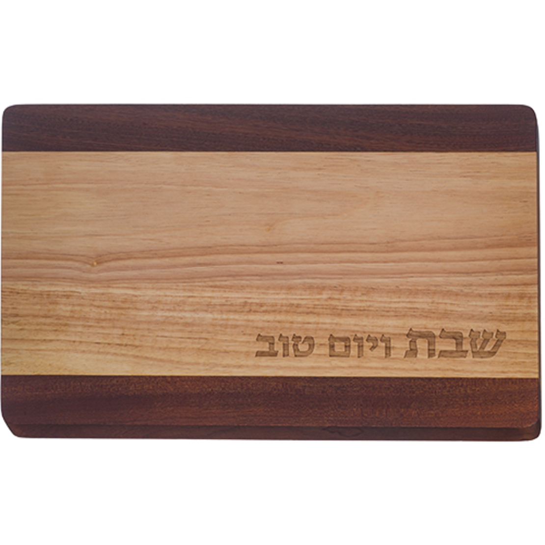 סט מגש חלה מהודר מעץ + סכין לחלה מעץ 