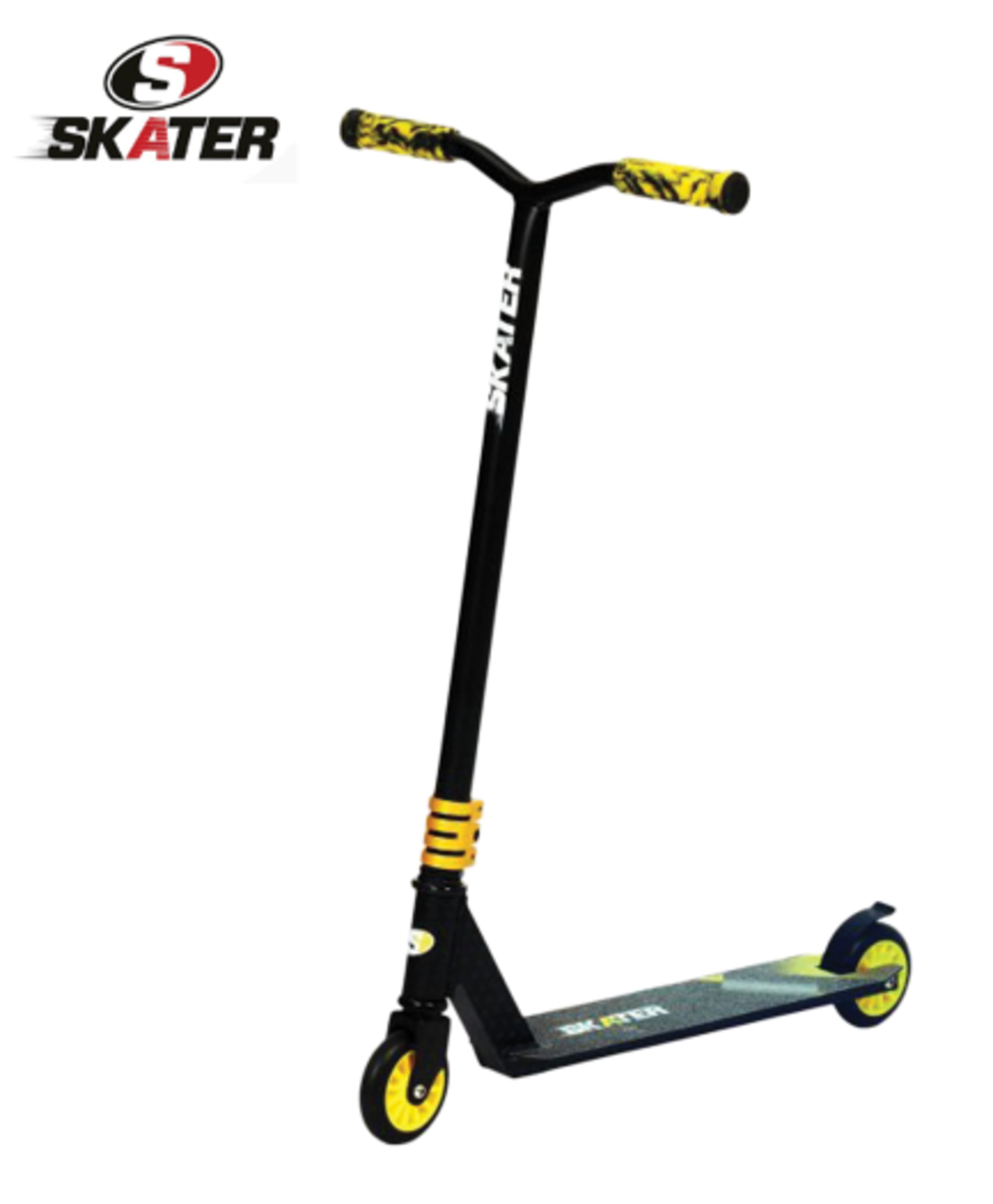 קורקינט פעלולים מקצועי SKATER PRO T3 גלגל 100ממ GOLD ABEC9