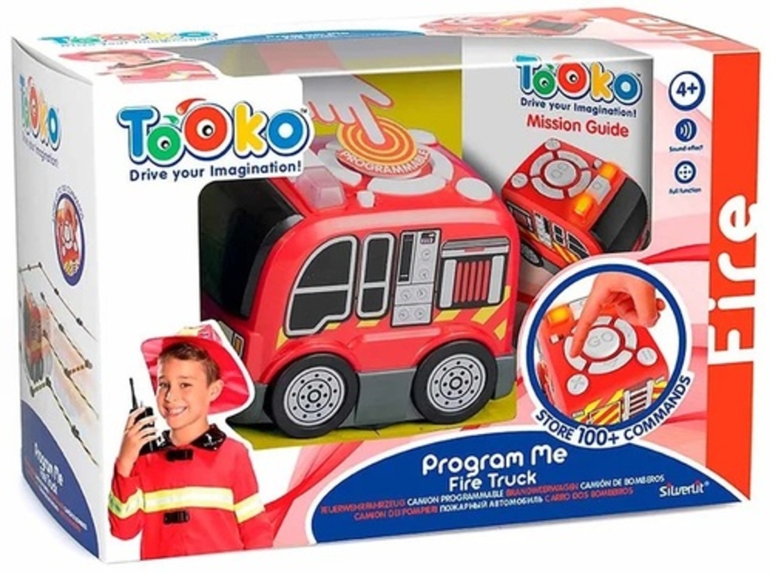 ערכת מכונית על שלט כיבוי אש Fire Truck לתכנות TOOKO
