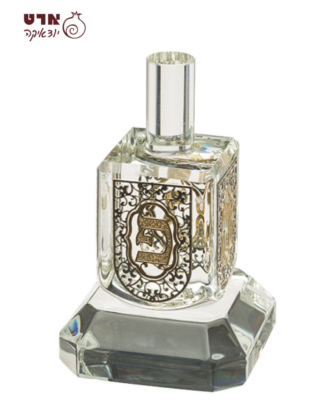 UK49441 סביבון קריסטל עם פלקטה ובסיס  11 ס