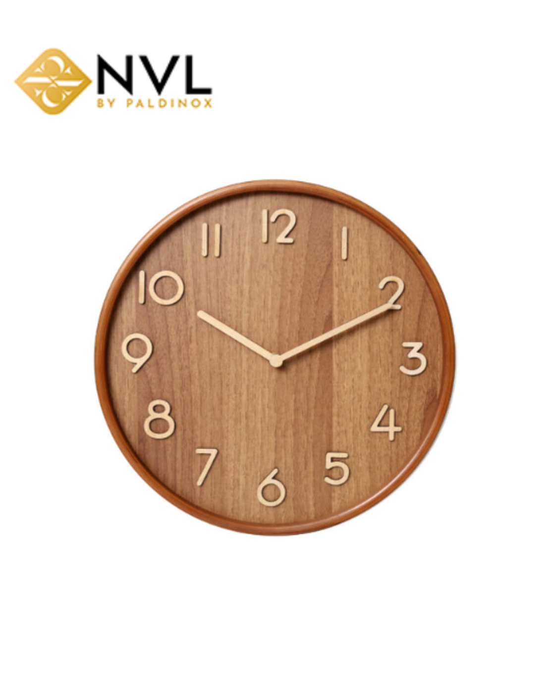 X4796 שעון קיר עץ קוטר 30 ס