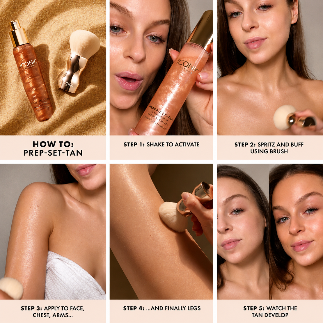 ICONIC London Prep-Set-Tan Kit