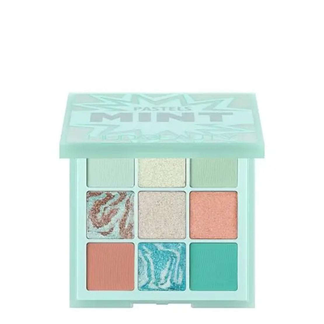 פלטת צלליות Huda Beauty Pastel Obsessions - גוון Mint