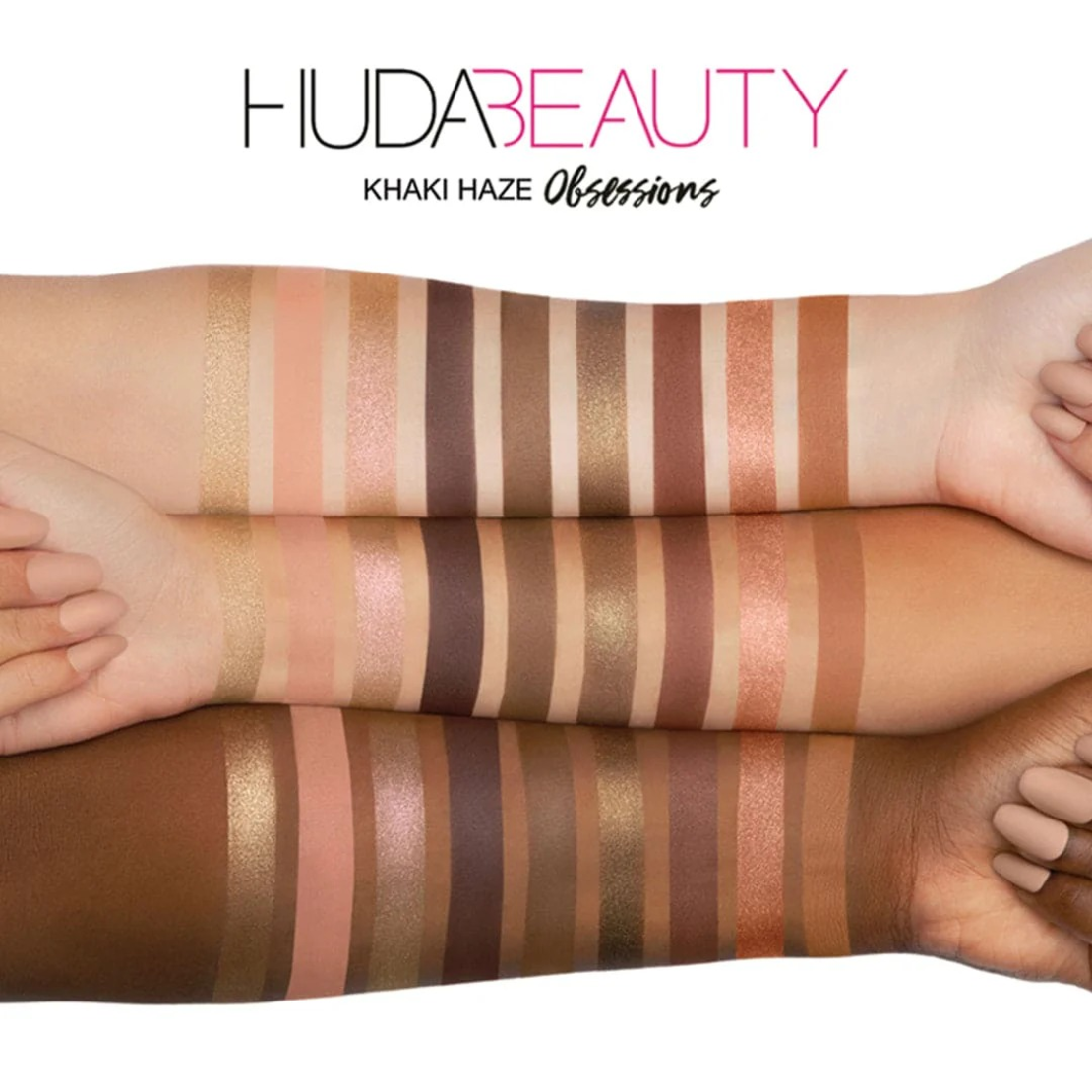 HUDA Beauty KHAKI Haze OBSESSIONS Eyeshadow PALETTE