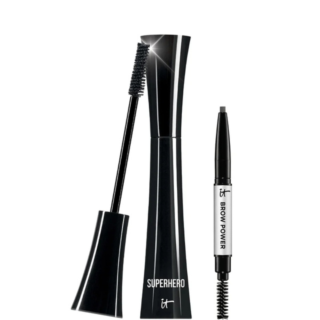 Superhero Elastic Stretch Volumizing and Lengthening Mascara & brow power